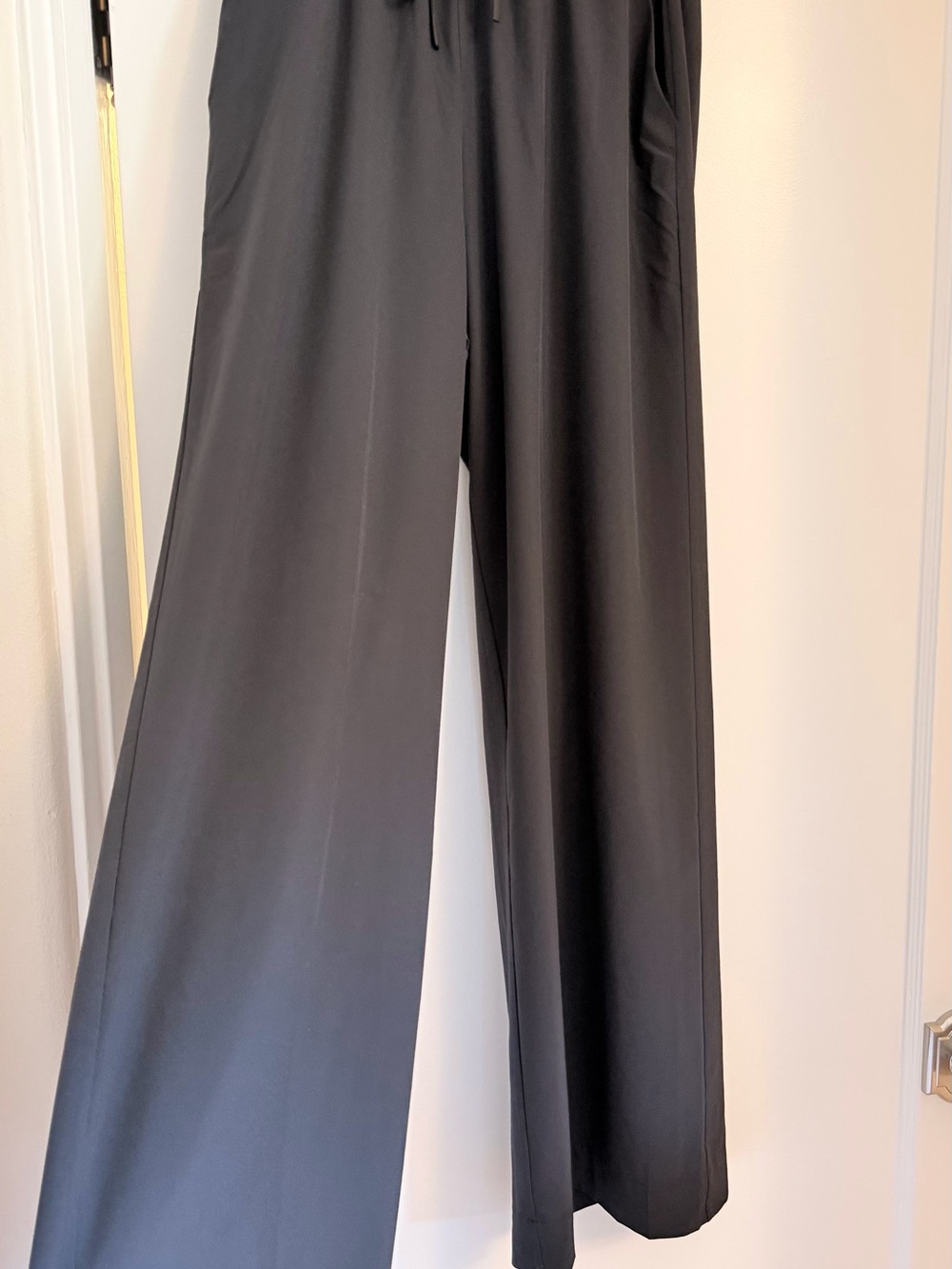 all in motion Black Wide Leg Athletic Pants with Drawstring Waist - Picture 3 of 11
